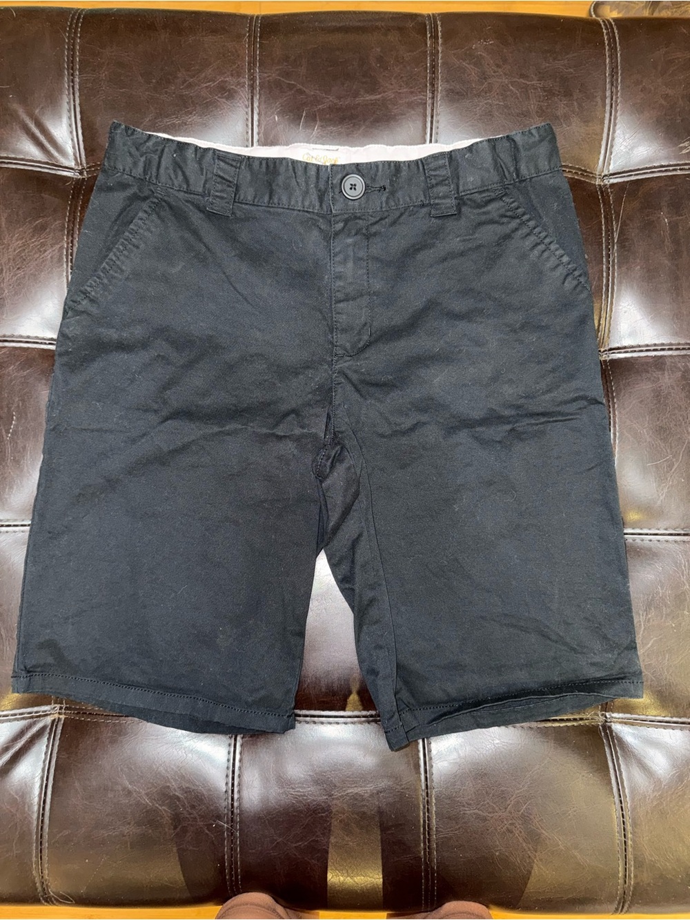Cat & Jack Black Boys' Flat Front Shorts